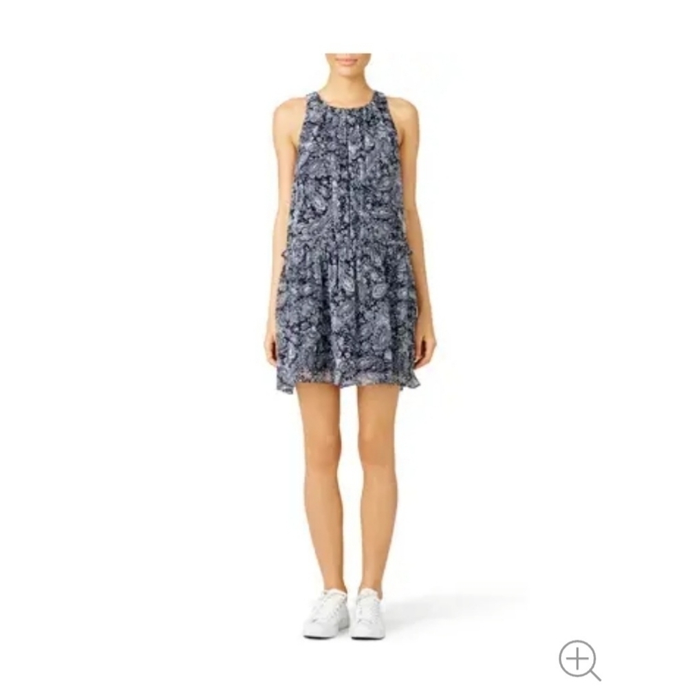 Likely Size 0 Paisley Chiffon Bayard Dress